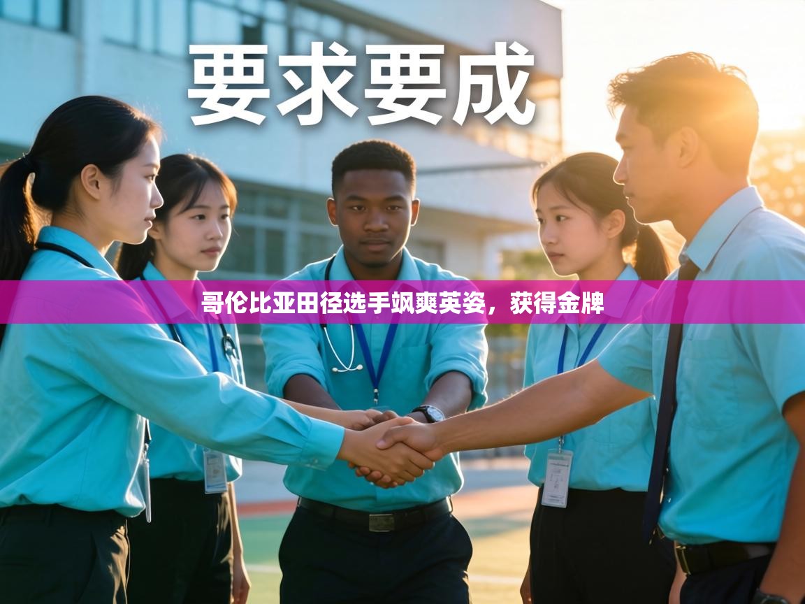 哥伦比亚田径选手飒爽英姿,获得金牌 第2张